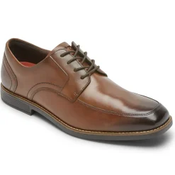 Oxfords E Cadarços>Rockport Avental masculino Slayter com bico Oxford Novo vidro marrom