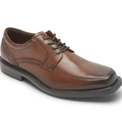 Oxfords E Cadarços>Rockport Avental Masculino Style Leader 2 Biqueira Oxford Novo gradiente marrom