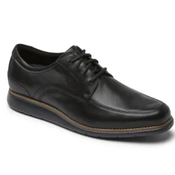 Oxfords E Cadarços>Rockport Avental Masculino Total Motion Craft Toe Oxford Preto