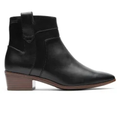 Botas E Botas>Rockport Bota em camadas impermeável Geovana feminina Preto Lthr Wp