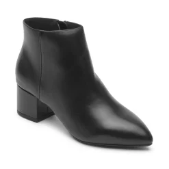 Botas E Botas>Rockport Bota feminina Milia Block Lthr Preto