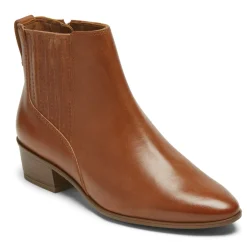 Botas E Botas>Rockport Botinha Geovana Feminina Tan Lthr