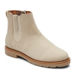 Botas E Botas>Rockport Botinha Kacey Feminina Nubuck cinza