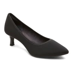 Saltos>Rockport Calcanhar Kaiya Total Motion Feminino Elástico Preto