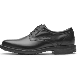 Oxfords E Cadarços>Rockport Estilo Masculino Líder 2 Biqueira Simples Oxford Preto