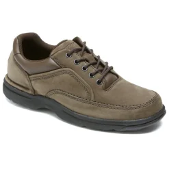 Tênis>Rockport Masculino Ridgefield Eureka com cordões Chocolate Nobuck