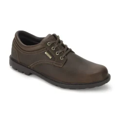 Oxfords E Cadarços>Rockport Masculino Storm Surge Biqueira Simples Oxford bronzeado