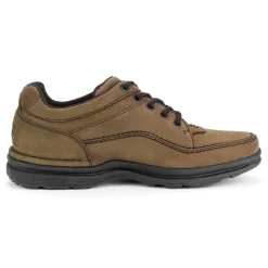 Tênis>Rockport Masculino World Tour Classic Lace Up Chocolate Nobuck