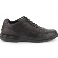 Tênis>Rockport Masculino World Tour Classic Lace Up Pepita de chocolate