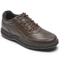 Tênis>Rockport Masculino World Tour Classic Lace Up Marrom caído