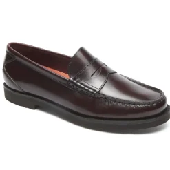 Mocassins E Slip-ons>Rockport Mocassim de preparação moderna masculino Borgonha