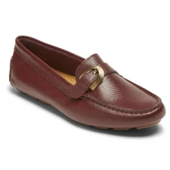 Mocassins>Rockport Mocassim feminino com fivela Bayview Porto Tawny Lthr