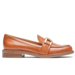 Mocassins>Rockport Mocassim Harleen Feminino Couro bronzeado