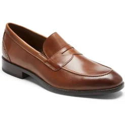 Mocassins E Slip-ons>Rockport Mocassim masculino Total Motion Office Bronzeado Britânico