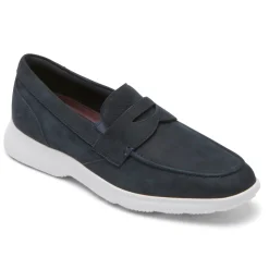 Mocassins E Slip-ons>Rockport Mocassim masculino Truflex Dressports Penny Novo vestido azul