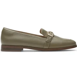 Mocassins>Rockport Mocassim Susana Knot Feminino Floresta Lthr