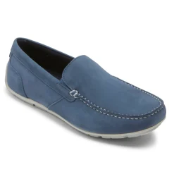 Mocassins E Slip-ons>Rockport Mocassim Warner Masculino Azul denim