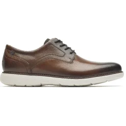 Oxfords E Cadarços>Rockport Oxford masculino Garett com bico liso Conhaque