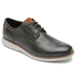 Oxfords E Cadarços>Rockport Oxford masculino Garett com bico liso Novo vestido azul
