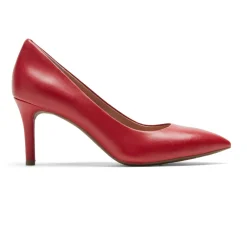 Saltos>Rockport Salto bico fino feminino Total Motion 75mm Escarlate Lthr