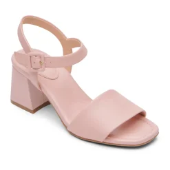 Saltos>Rockport Salto feminino Farrah com 2 tiras Rosa