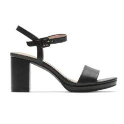 Saltos>Rockport Salto feminino Tabitha com 2 tiras Preto