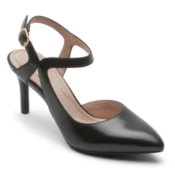 Saltos>Rockport Salto feminino Total Motion 75 mm com tira em X Preto