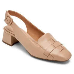 Saltos>Rockport Salto tecido Esma Total Motion feminino Bege Neutro