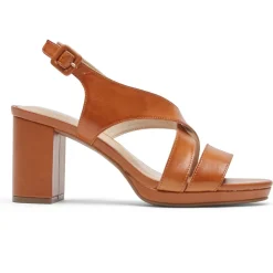 Saltos>Rockport Salto tipo Tabitha feminino bronzeado