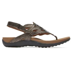 Sandálias E Cunhas>Rockport Sandália feminina Ridge Slingback Bronze