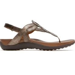 Sandálias E Cunhas>Rockport Sandália Ramona Feminina Bronze