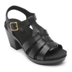 Sandálias E Cunhas>Rockport Sandália Vivianne Feminina Preto