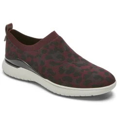 Sapatos>Rockport Sapato feminino Total Motion Sport de alto deslizamento Leopardo Sangue Boi