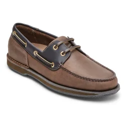 Sapatos De Barco>Rockport Sapato masculino Perth para barco Casca de Chocolate