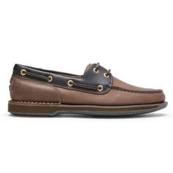 Sapatos De Barco>Rockport Sapato masculino Perth para barco Casca de Chocolate