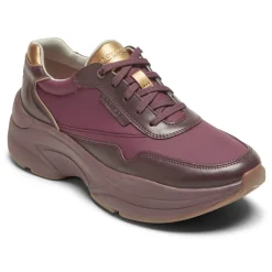 Tênis>Rockport Tênis feminino Prowalker Next Porto Tawny Lthr/Têxtil