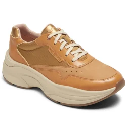 Tênis>Rockport Tênis feminino Prowalker Next Mel Lthr/Nubuck/Têxtil