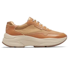 Tênis>Rockport Tênis feminino Prowalker Next Mel Lthr/Nubuck/Têxtil