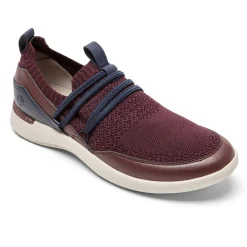 Tênis>Rockport Tênis feminino Truflex Fly lavável com elástico Sangue de Boi