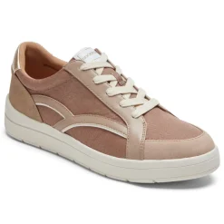 Tênis>Rockport Tênis feminino Truflex Navya retrô Rosa Têxtil/Sintético Eco
