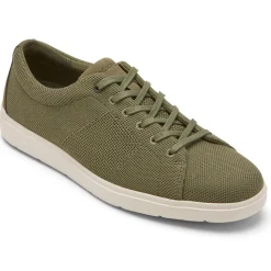 Tênis>Rockport Tênis masculino Total Motion Lite Mesh com renda na ponta dos pés Oliva