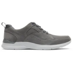 Tênis>Rockport Tênis masculino Total Motion Active Walk com cadarço Cinza Aço Nbk