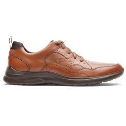 Tênis>Rockport Tênis masculino Total Motion Active Walk com cadarço bronzeado