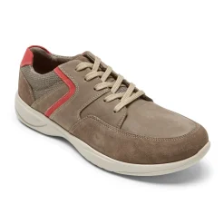 Tênis>Rockport Tênis Metro Path Blucher Masculino Breen Nubuck/Camurça