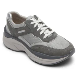 Tênis>Rockport Tênis Prowalker Eco Feminino Camurça Cinza/Têxtil Eco