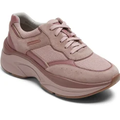 Tênis>Rockport Tênis Prowalker Eco Feminino Camurça Malva/Têxtil Eco